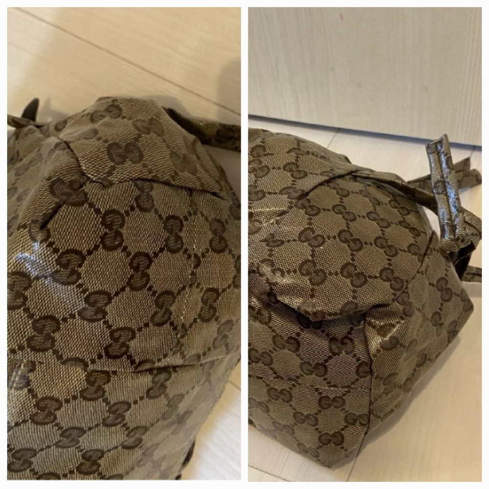 Authentic Gucci Gg Monogram Crystal Hysteria Hand… - image 7